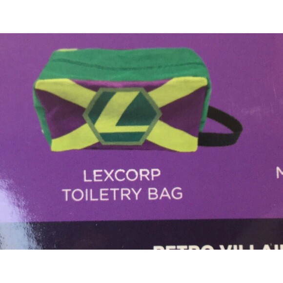 DC Comics Justice League Lexcorp Toiletry Bag World's Finest Culturefly Superman - Picture 3 of 3